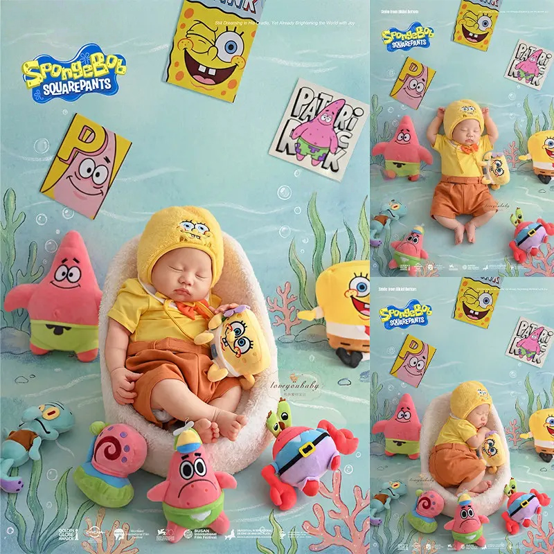 Spongebob Theme Set - Newborn Photography Props - Image 5